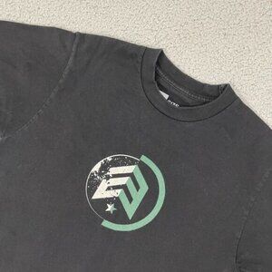 VTG Analog Burton Shirt Men S Black Skater Snowboarding Grunge Y2K Short Sleeve